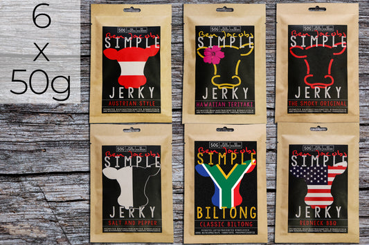 Simple Jerky - Sample Box (6 Varieties)
